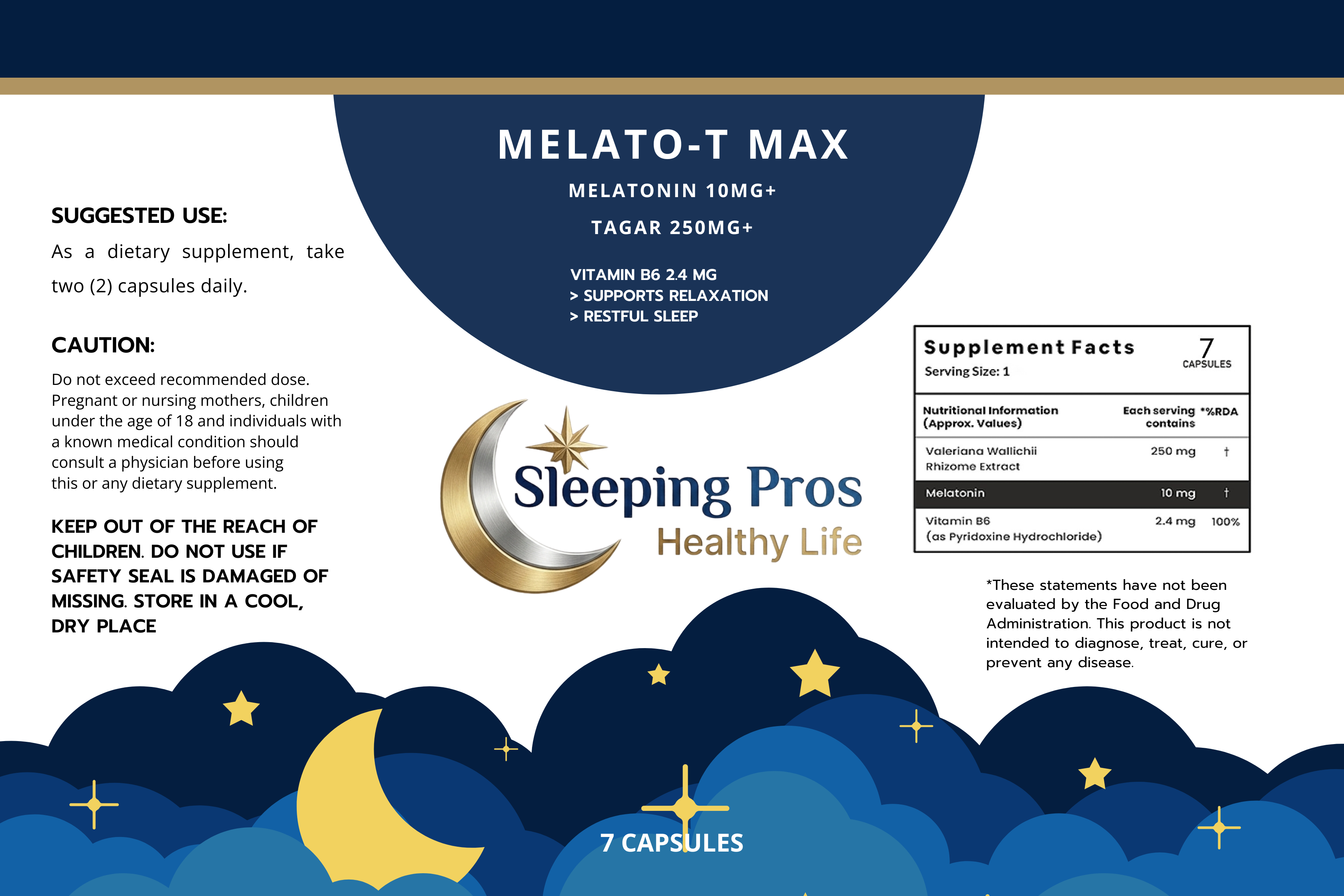 Supplement Facts Label